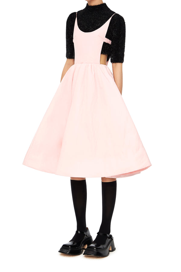 SHUSHUTONG wave dress aw21dr10 pink